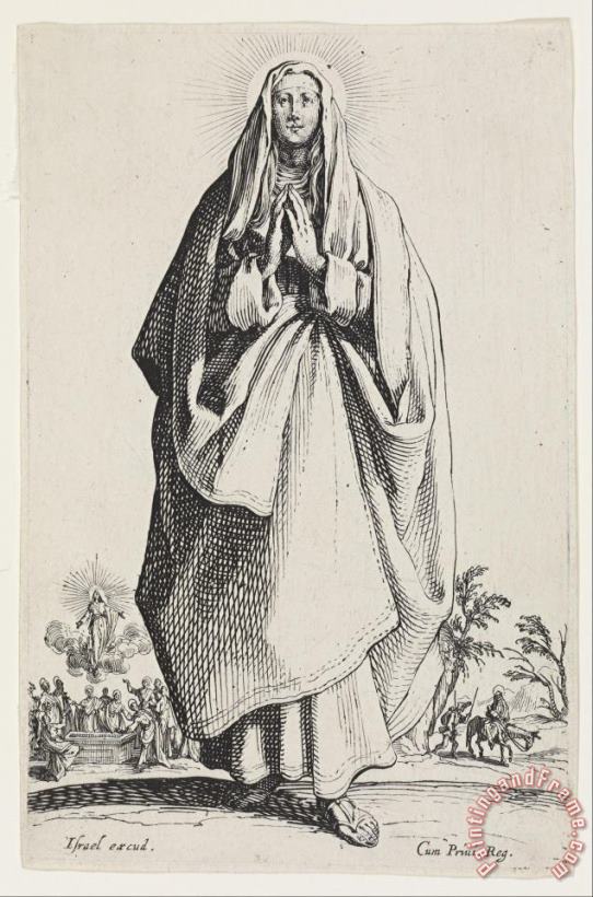 Jacques Callot The Virgin Mary Art Print