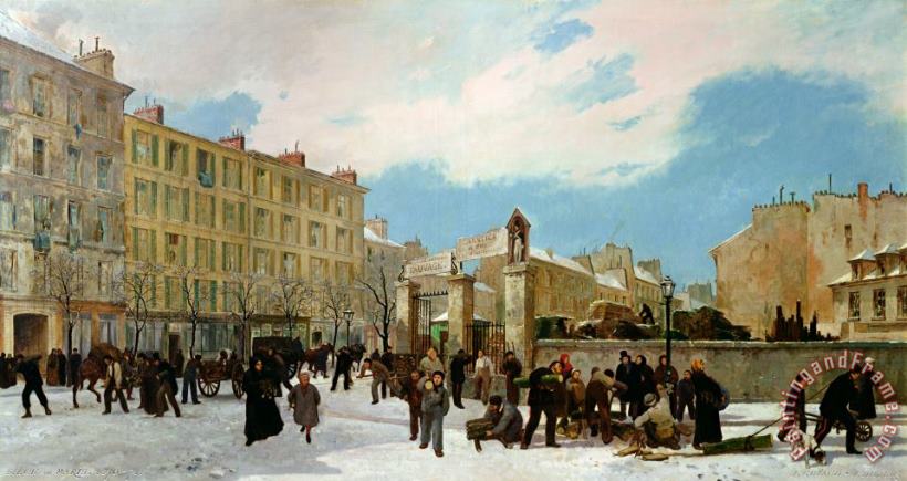 Jacques Guiaud Siege of Paris Art Painting