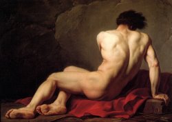 Jacques Louis David Male Nude Known As Patroclus