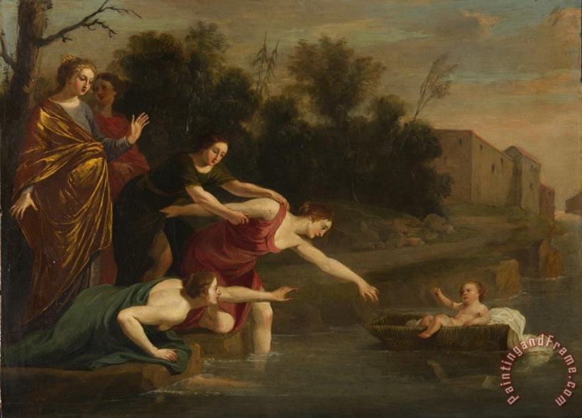 Jacques Stella The Finding Of Moses Art Painting
