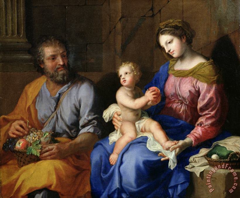 Jacques Stella The Holy Family Art Painting