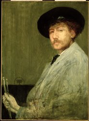 James Abbott McNeill Whistler Arrangement in Grey - Portrait of the Painter