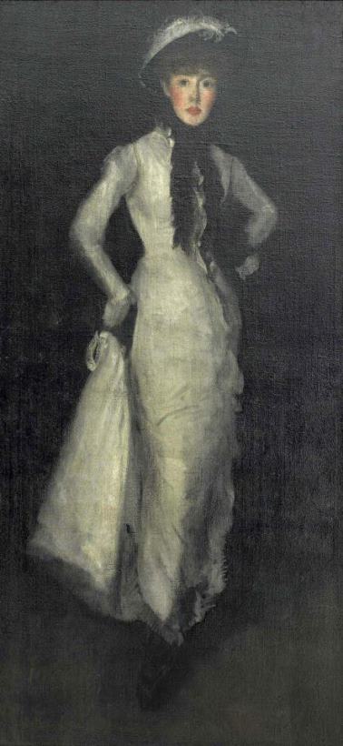 James Abbott McNeill Whistler Arrangement in White And Black Art Print