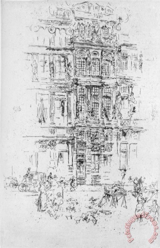 James Abbott McNeill Whistler Palaces, Brussels Art Print