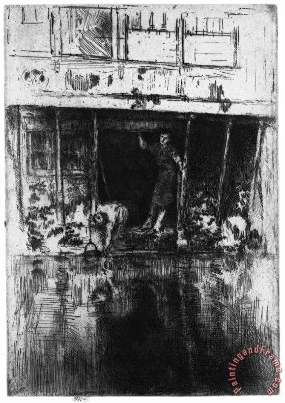 James Abbott McNeill Whistler Pierrot (oudezijds Achterburgwal) Art Print