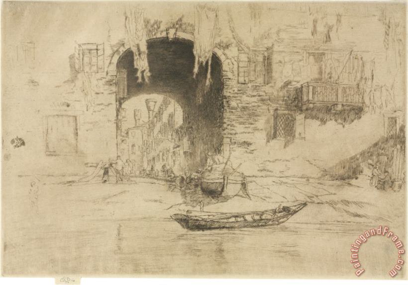James Abbott McNeill Whistler San Biagio Art Print