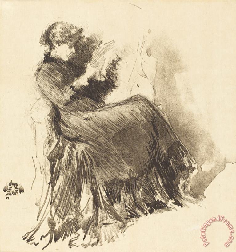 Study painting - James Abbott McNeill Whistler Study Art Print