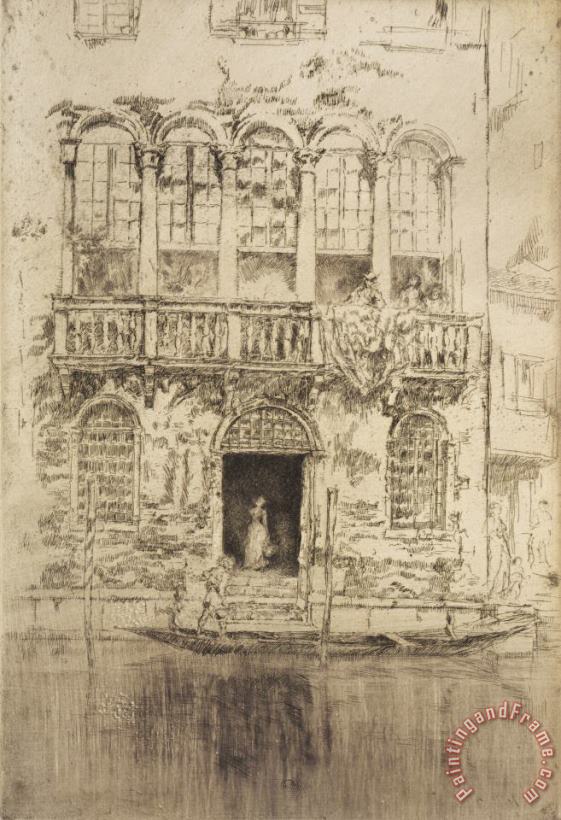 James Abbott McNeill Whistler The Balcony Art Print