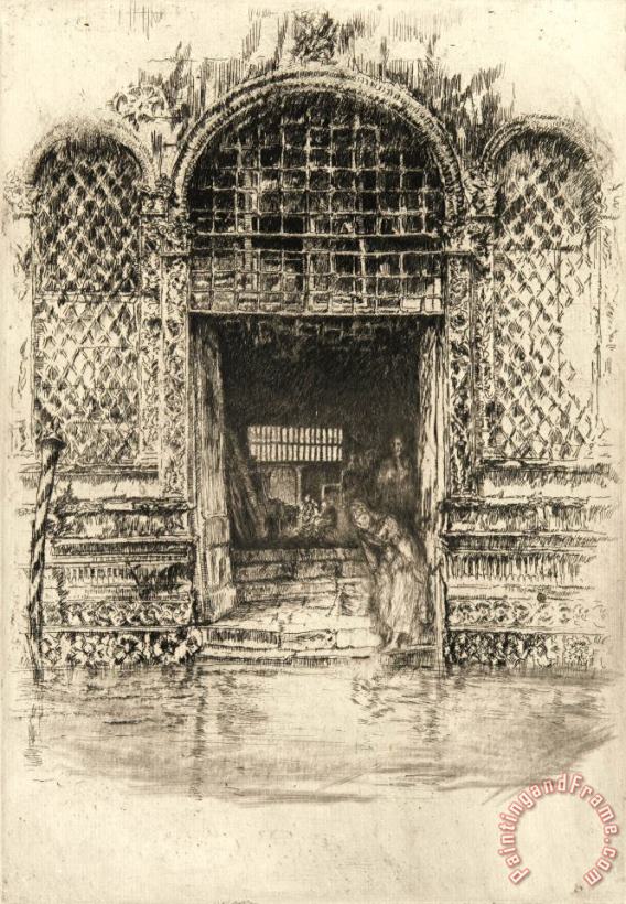 James Abbott McNeill Whistler The Doorway Art Print