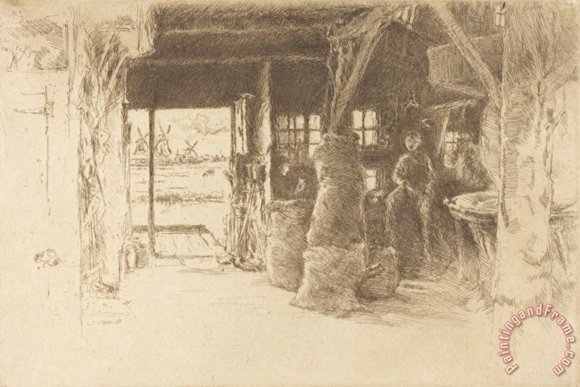 James Abbott McNeill Whistler The Mill Art Print