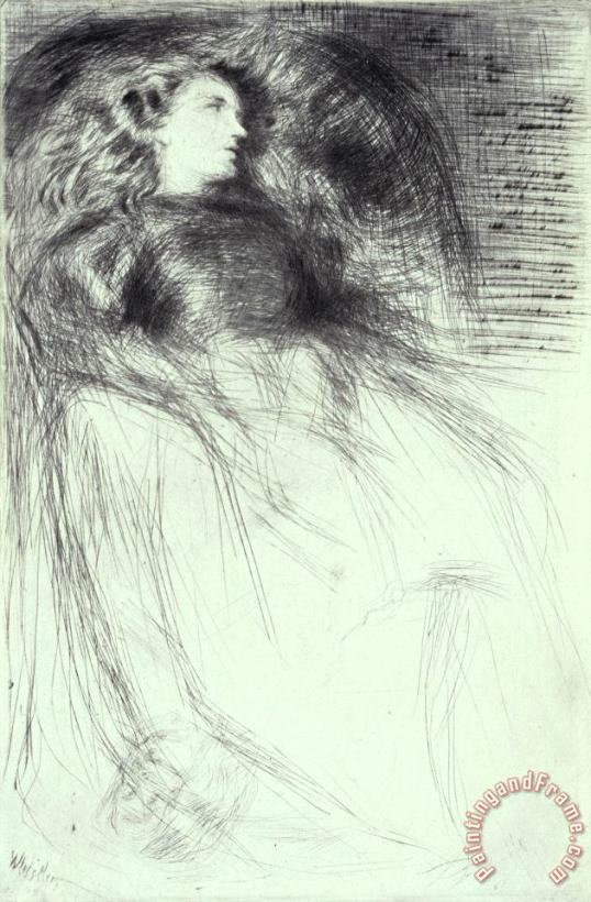 Weary painting - James Abbott McNeill Whistler Weary Art Print