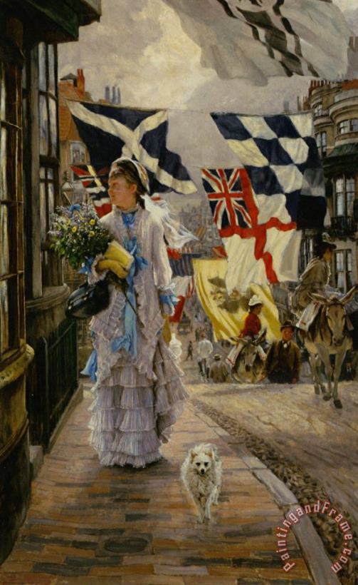 Fete Day at Brighton painting - James Jacques Joseph Tissot Fete Day at Brighton Art Print