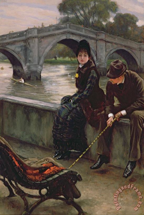 James Jacques Joseph Tissot Richmond Bridge Art Painting