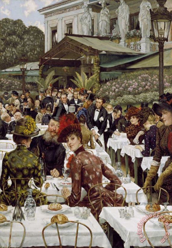 The Artists' Wives, 1885 painting - James Jacques Joseph Tissot The Artists' Wives, 1885 Art Print