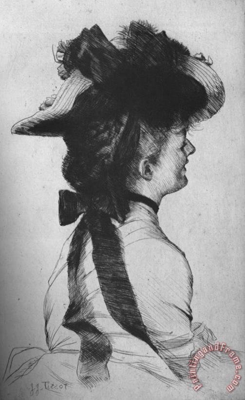 The Rubens Hat painting - James Jacques Joseph Tissot The Rubens Hat Art Print