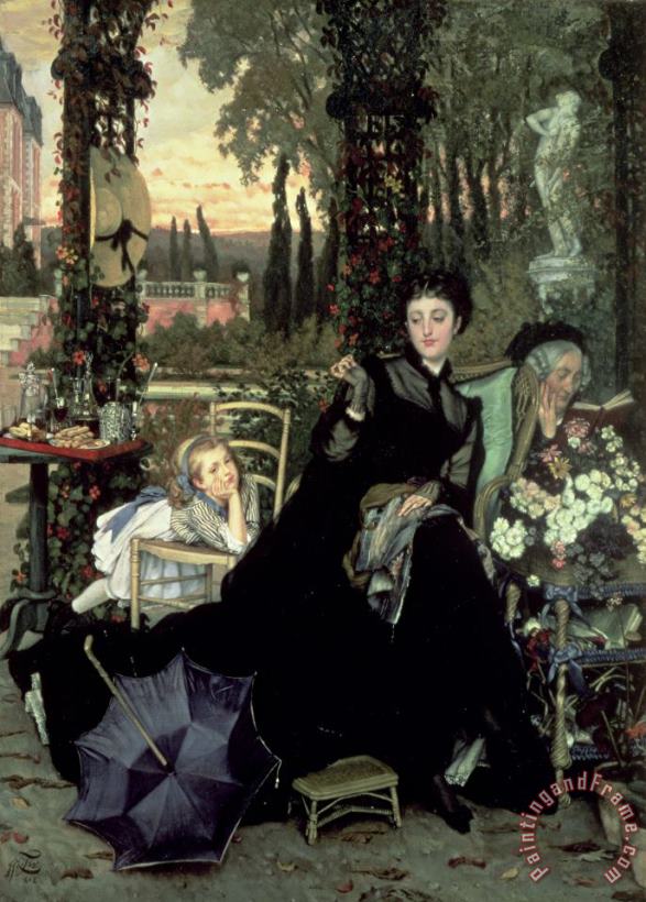 James Jacques Joseph Tissot The Widow Art Painting