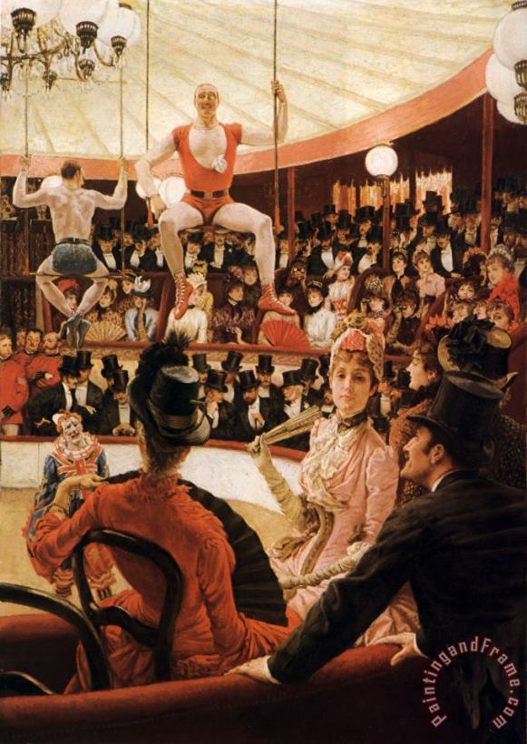 James Jacques Joseph Tissot Women of Paris The Circus Lover Art Print