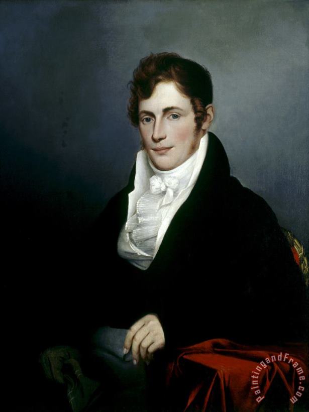 James Peale Portrait of Robert Waller, Esq. Art Painting