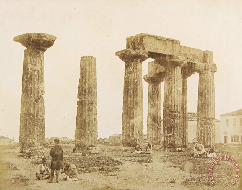 The Temple of Apollo at Corinth painting - James Robertson  The Temple of Apollo at Corinth Art Print