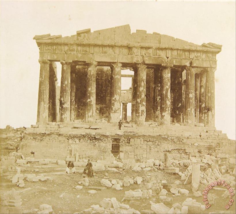 James Robertson  View of The Parthenon From The West Art Print
