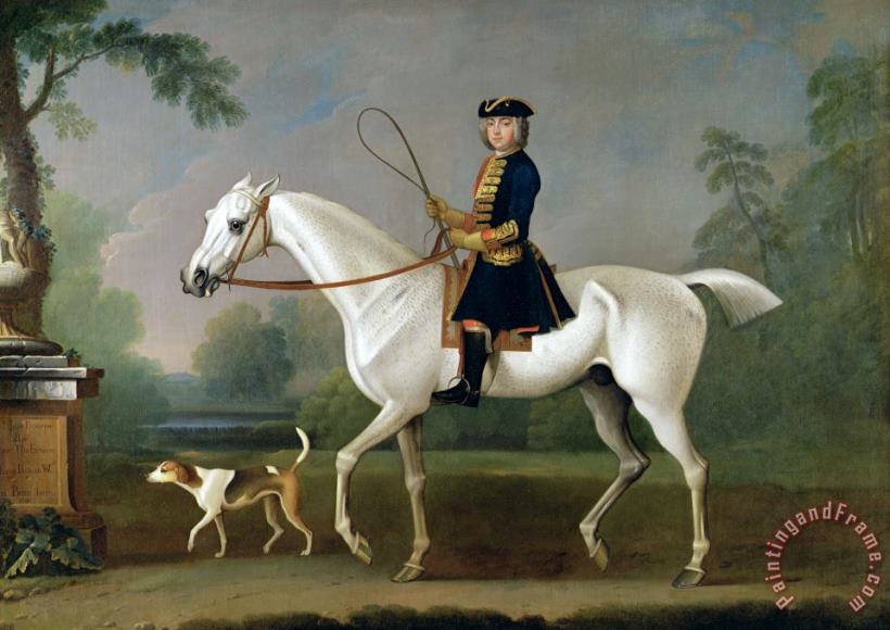 James Seymour Sir Roger Burgoyne Riding 'Badger' Art Painting