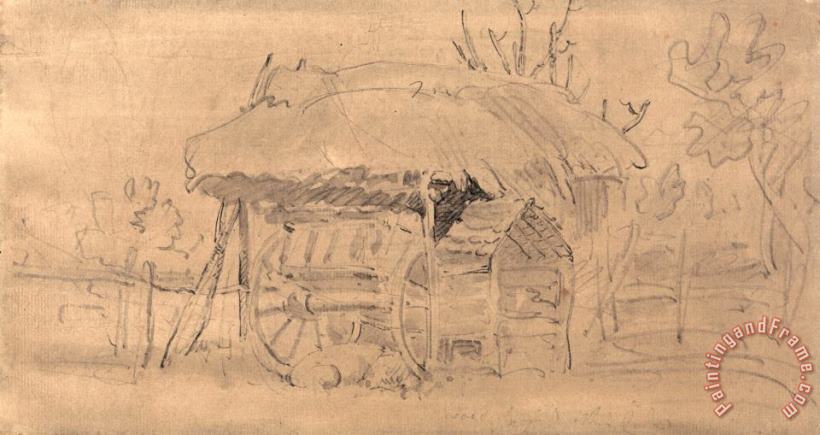 James Ward A Farm Cart Art Print