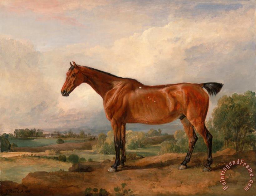 A Hunter in a Landscape painting - James Ward A Hunter in a Landscape Art Print