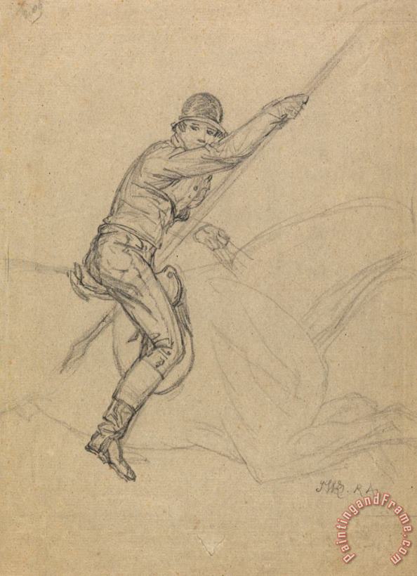 James Ward Sir Charles Blunt Hunting The Boar And Escaping From The Tiger a Study for One of a Set of Four Pai Art Print