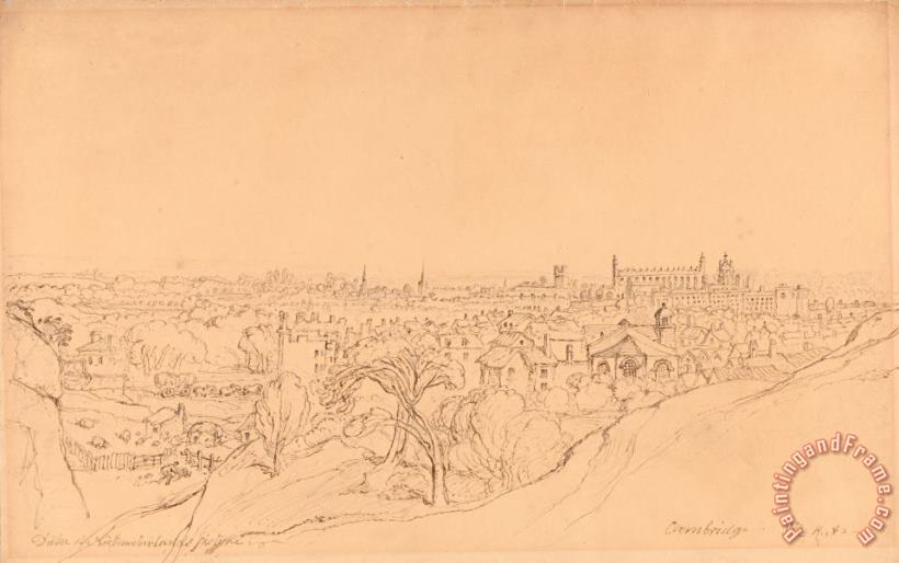 Study for The View of Cambridge From Castle Hill painting - James Ward Study for The View of Cambridge From Castle Hill Art Print