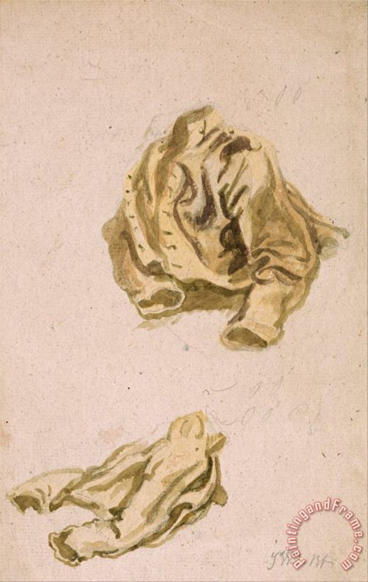 James Ward Study of a Coat And Breeches Art Print