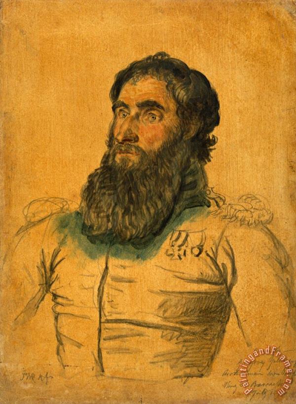 James Ward Study of a Cossack Gregory Yellowstuff Art Print
