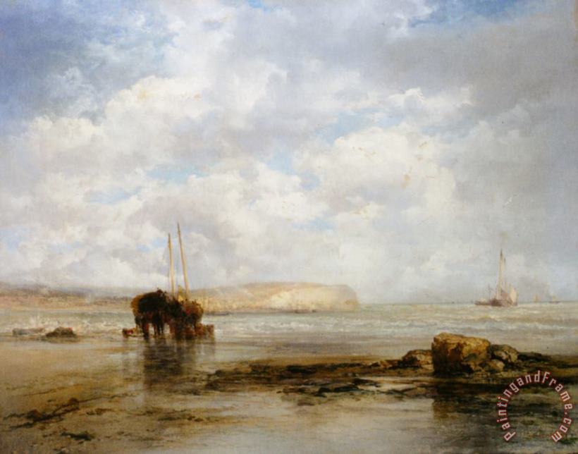 On The Coast painting - James Webb On The Coast Art Print