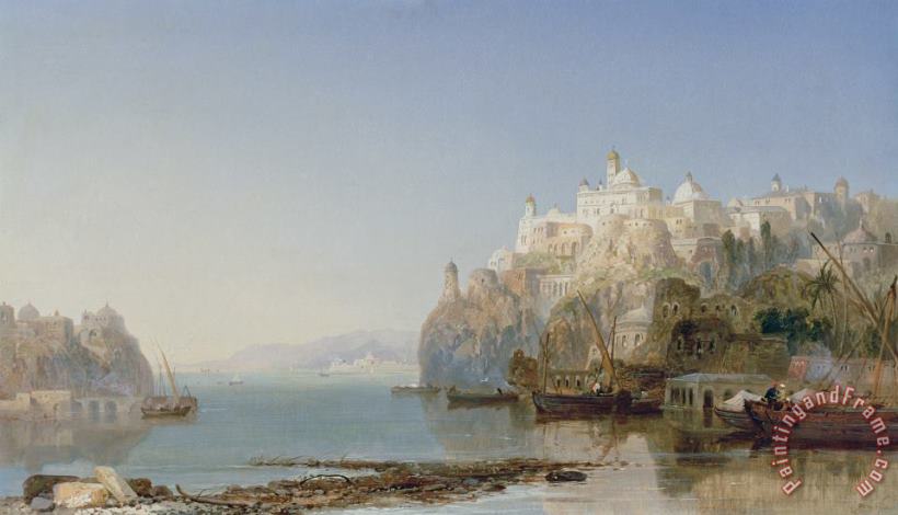 James Webb View of Constantinople on the Bosphorus Art Painting