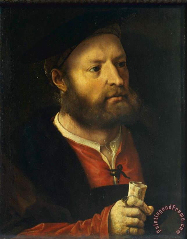 Jan Gossaert Portrait of a Man 2 Art Painting