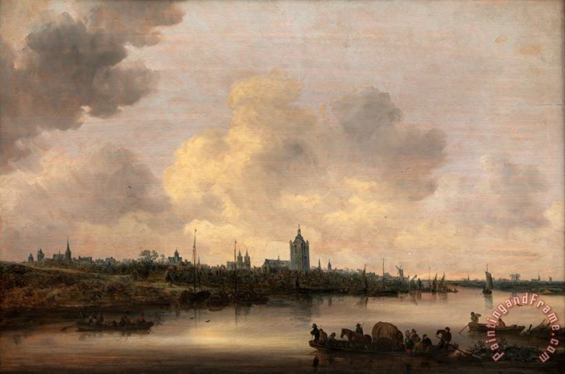 Jan Josefsz van Goyen View of The City of Arnhem Art Painting
