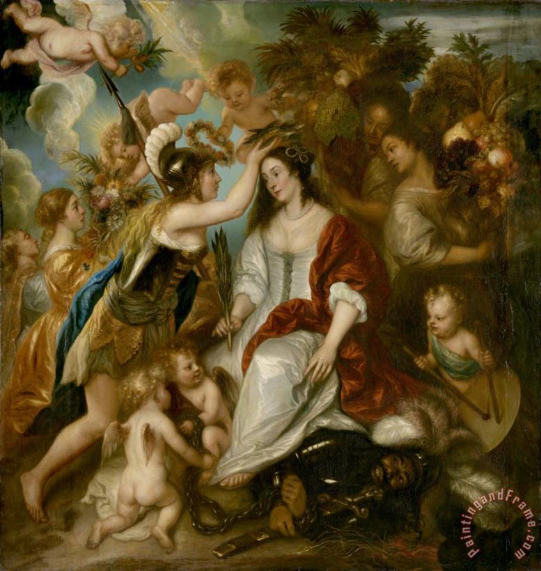 Allegory of Peace painting - Jan Lievens Allegory of Peace Art Print