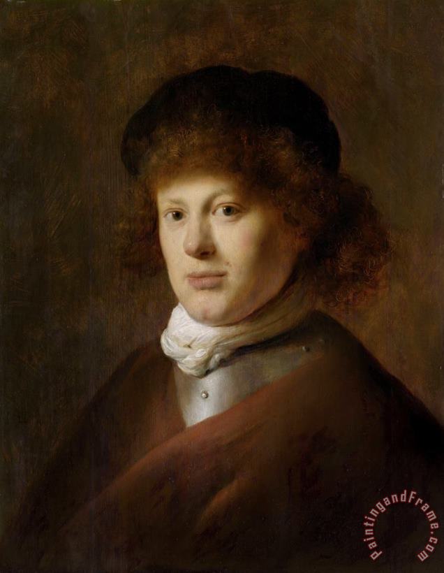Portrait of Rembrandt Harmensz Van Rijn painting - Jan Lievens Portrait of Rembrandt Harmensz Van Rijn Art Print