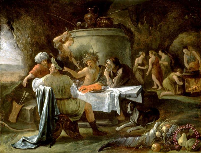 Theseus And Achelous painting - Jan Steen Theseus And Achelous Art Print