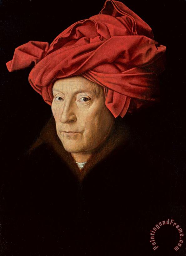 Jan Van Eyck Portrait of a Man Art Print