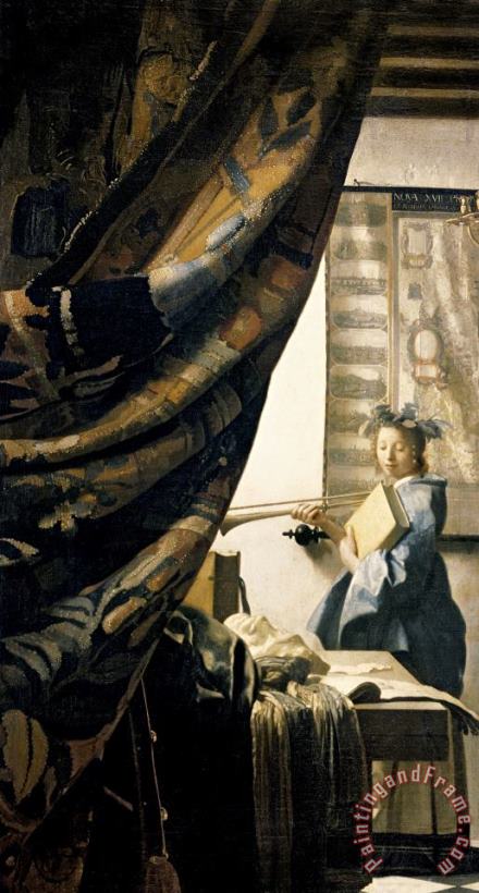 Jan Vermeer The Artist's Studio Art Painting