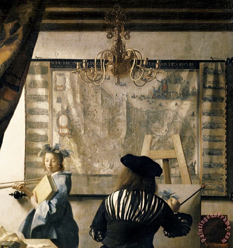 Jan Vermeer The Artist's Studio Art Print