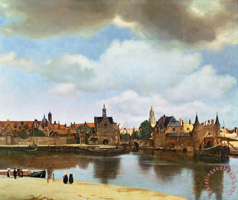 Jan Vermeer View of Delft Art Print