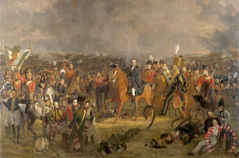 The Battle of Waterloo painting - Jan Willem Pieneman The Battle of Waterloo Art Print