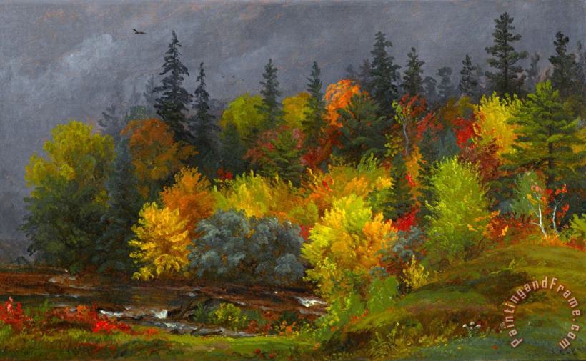 Autumn Foliage painting - Jasper Francis Cropsey Autumn Foliage Art Print