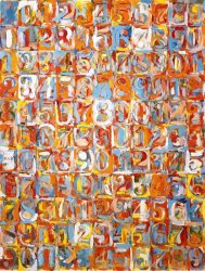 jasper johns Numbers in Color