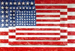 jasper johns Three Flags 1958