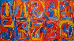 jasper johns Zero Nine