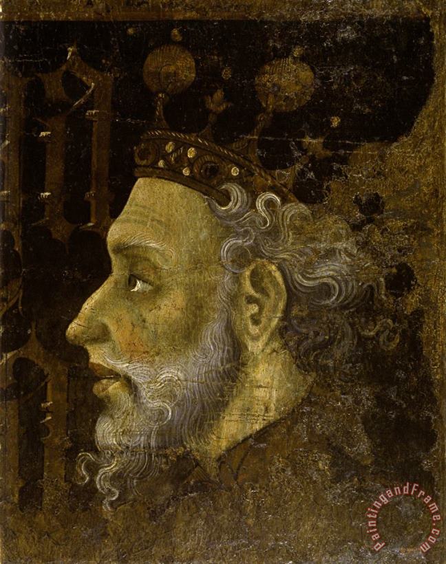 Alfons IV The Magnanimous painting - Jaume Mateu Alfons IV The Magnanimous Art Print
