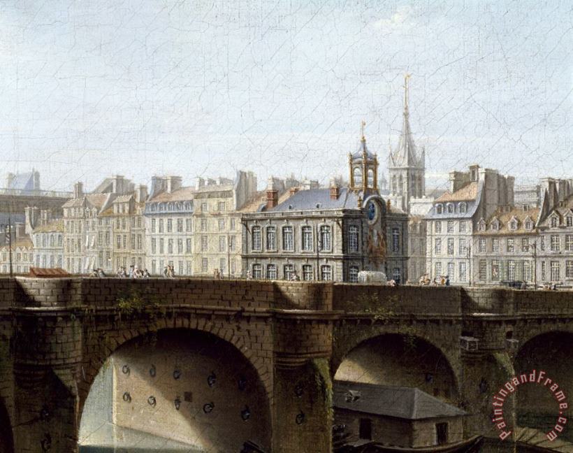 Jean-Baptiste Raguenet Le Pont Neuf Et La Samaritaine, a Paris Art Print