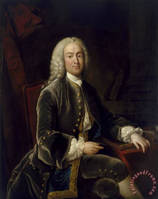 William Murray, 1st Earl of Mansfield painting - Jean-Baptiste Van Loo William Murray, 1st Earl of Mansfield Art Print